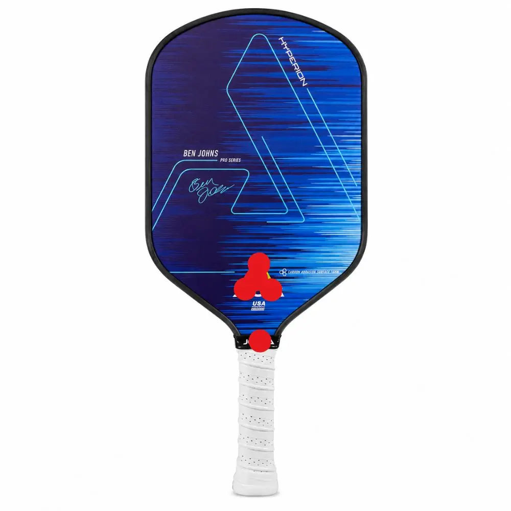 Blue 16mm Carbon Fiber Pickleball Paddle