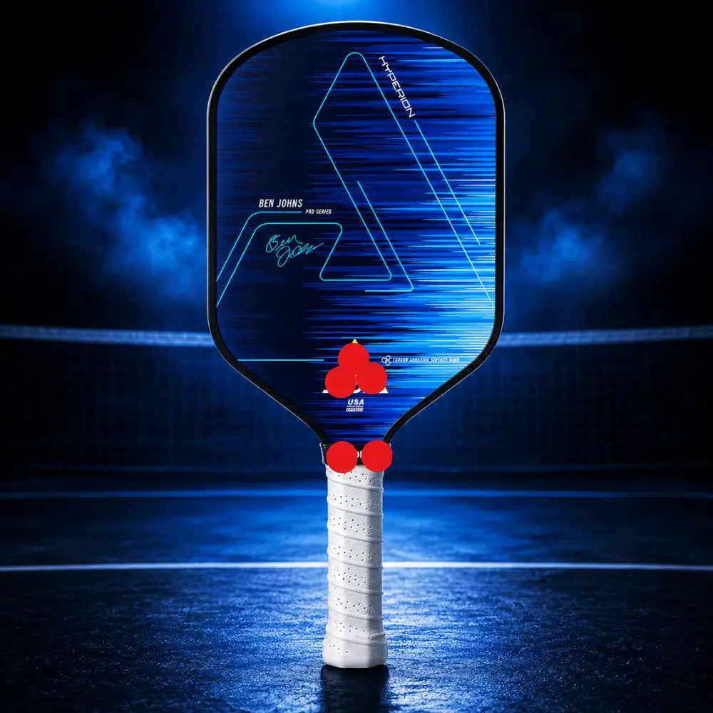 Blue 16mm Carbon Fiber Pickleball Paddle