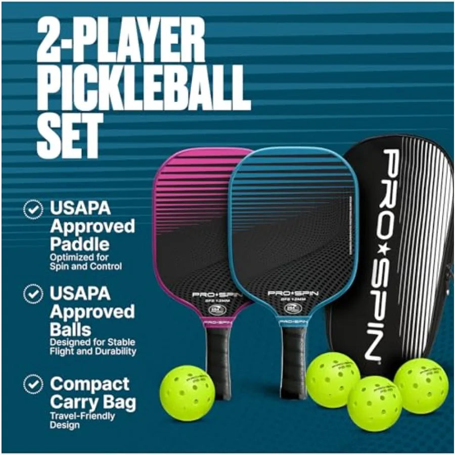 Carbon Fiber Paddle Set with Balls