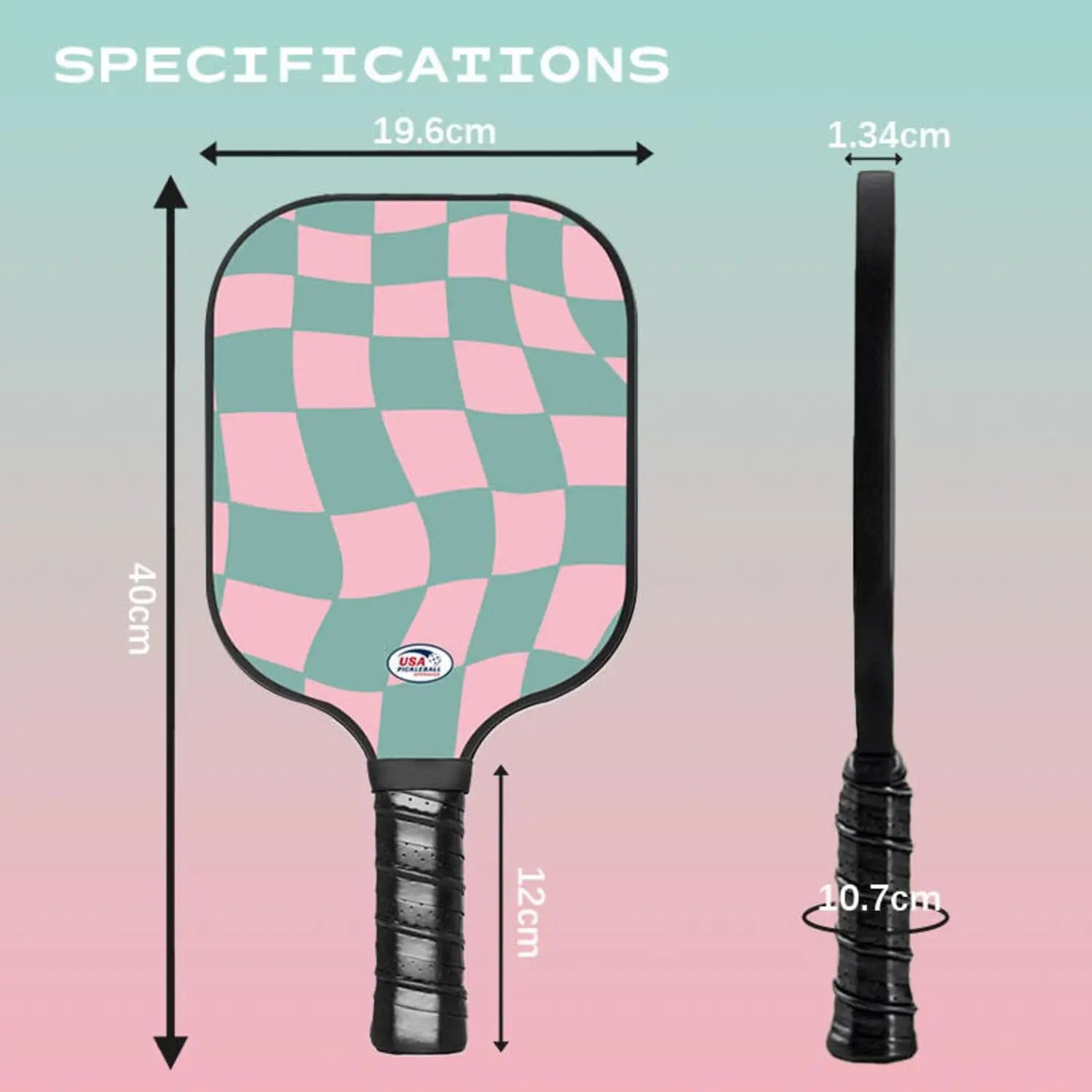 Fiberglass Paddle Set with Balls & Bag