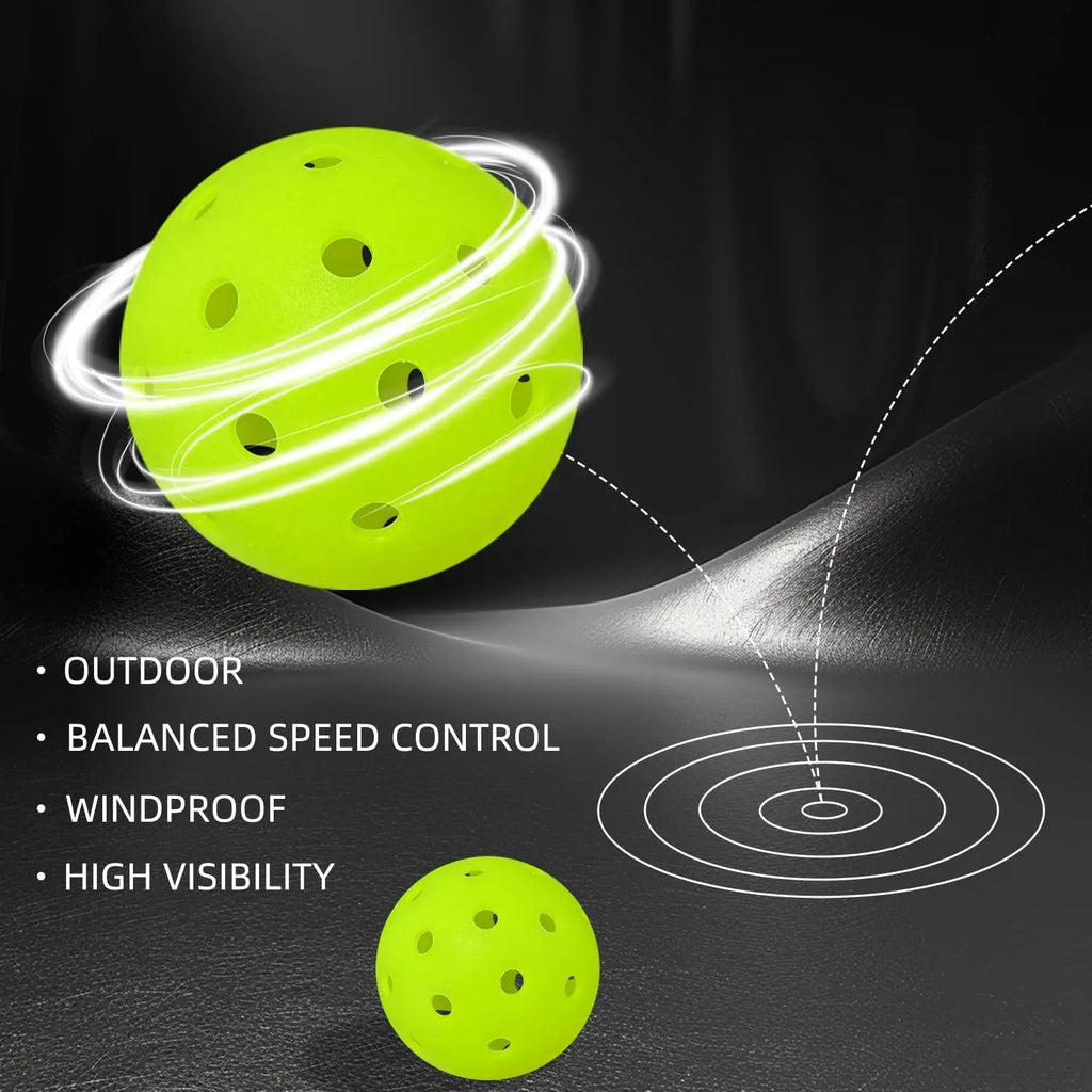 40-Hole Pickleball Balls
