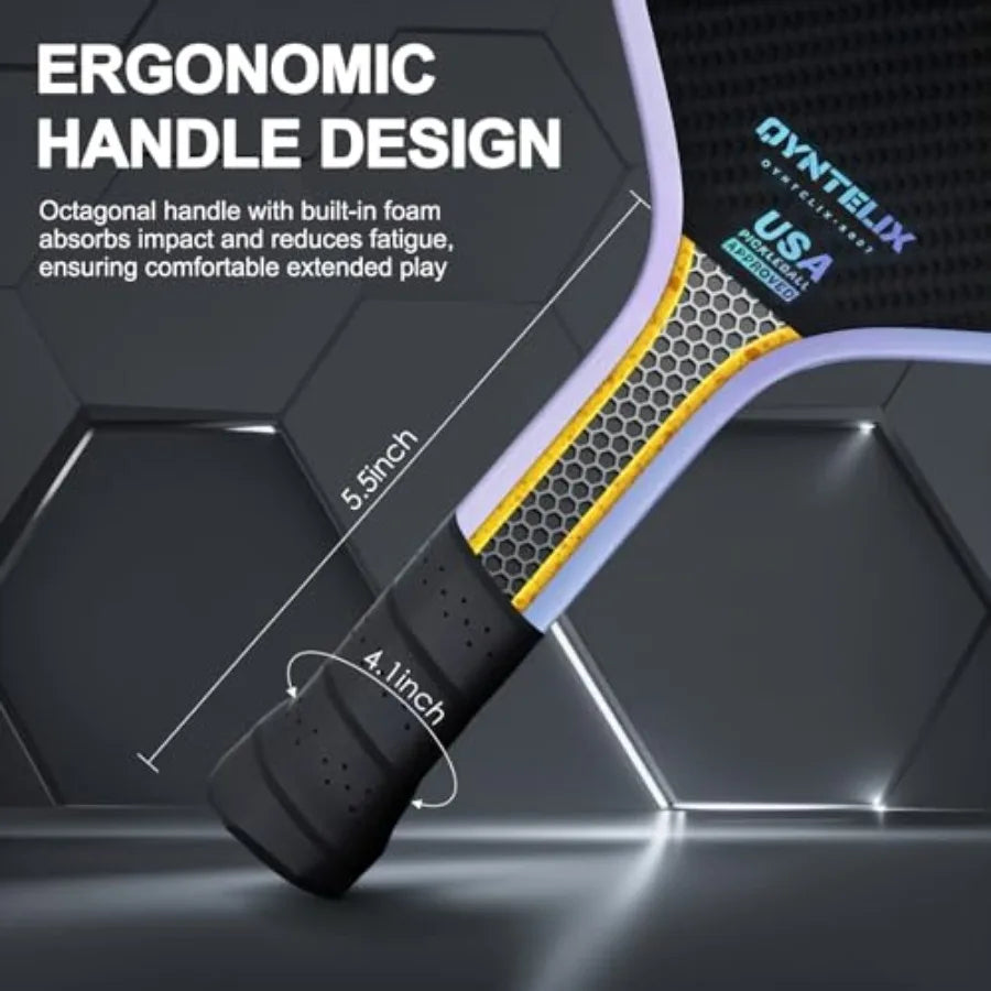 16mm Carbon Fiber Pickleball Paddle