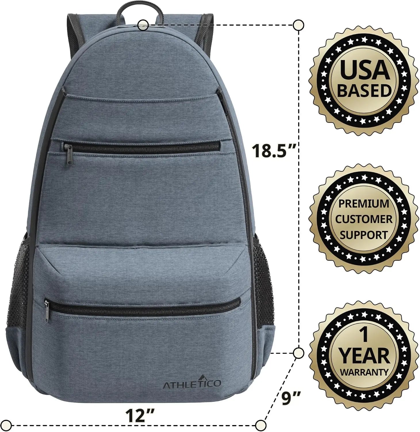 2-Racket Pickleball Backpack