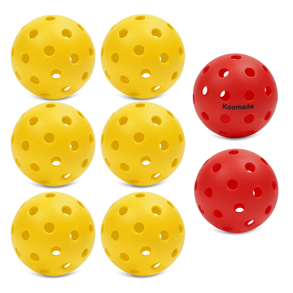 KOOMADE 40-Hole Outdoor Pickleballs