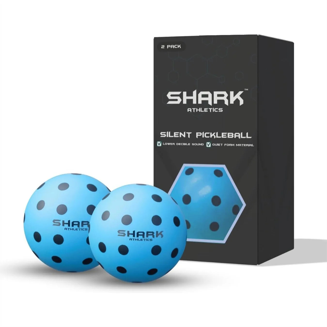 Quiet Foam Pickleball Balls (2-Pack)