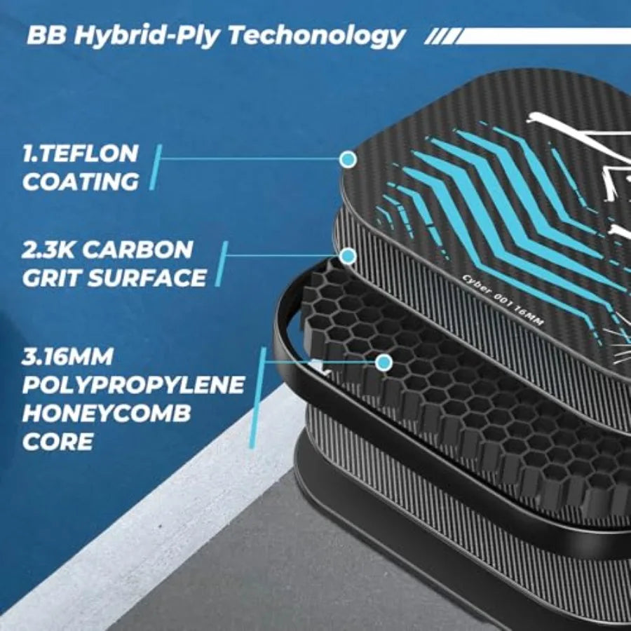 USAPA Carbon Fiber Pickleball Paddle