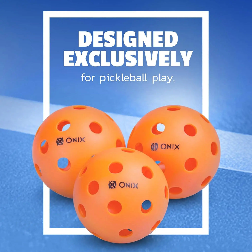 Indoor Pickleball Balls (3-Pack)