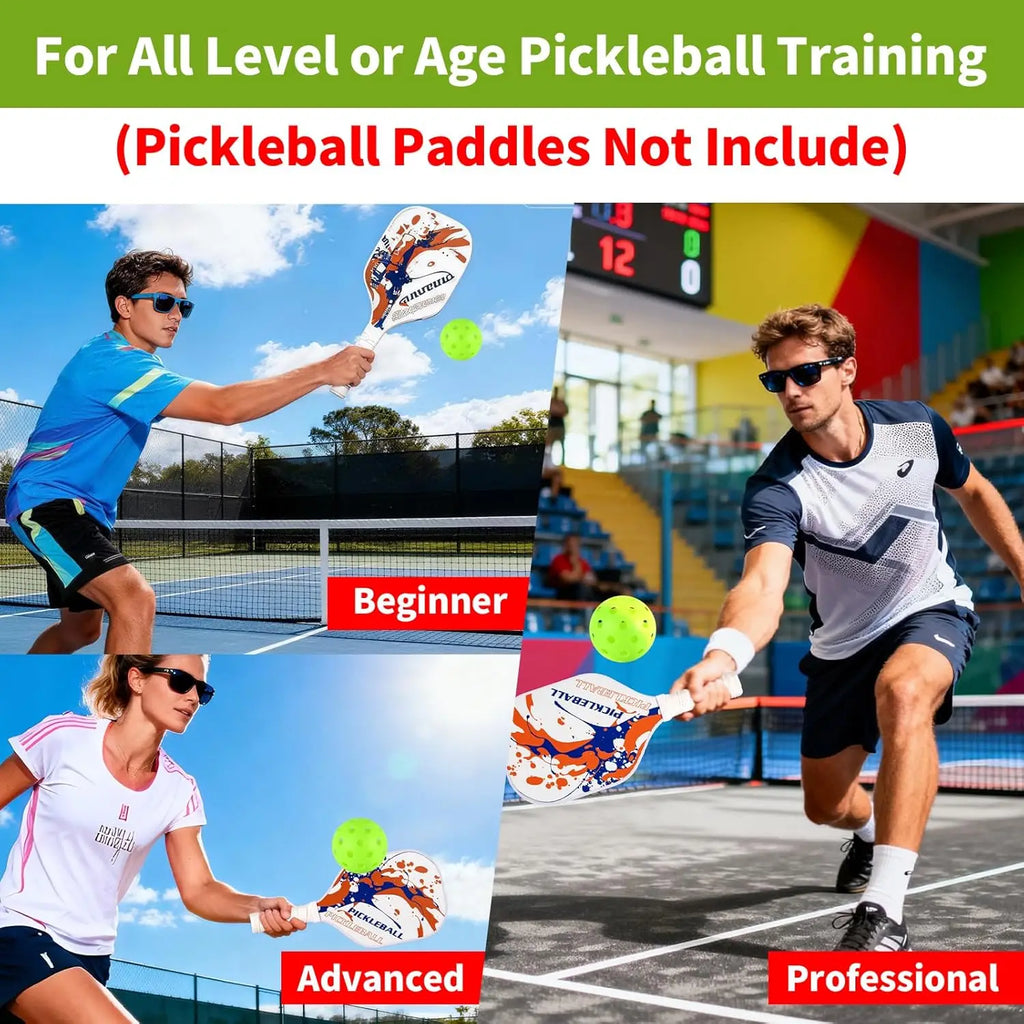 40-Hole Pickleball Balls (Outdoor & Indoor)