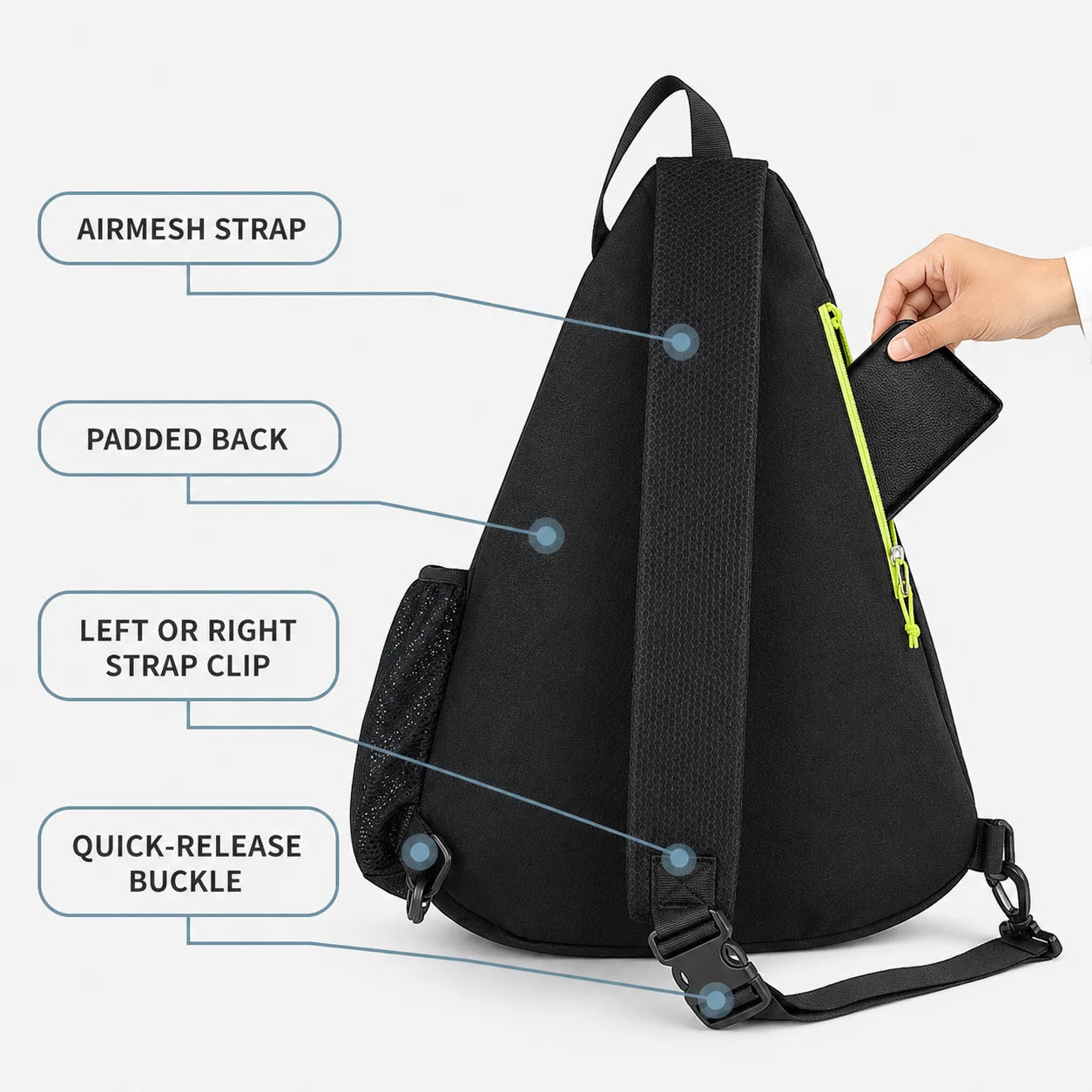 Pickleball Backpack with Fence Hook