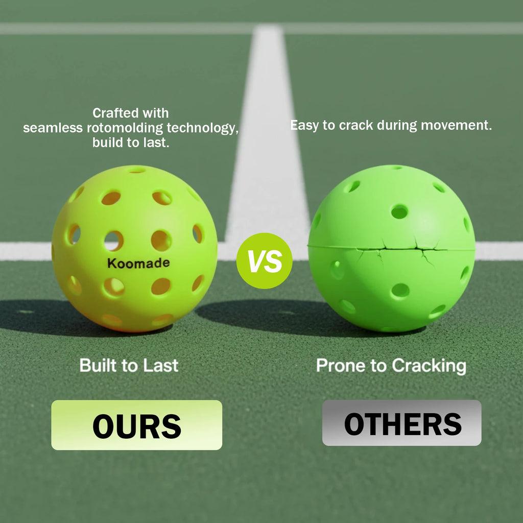 KOOMADE 40-Hole Outdoor Pickleballs