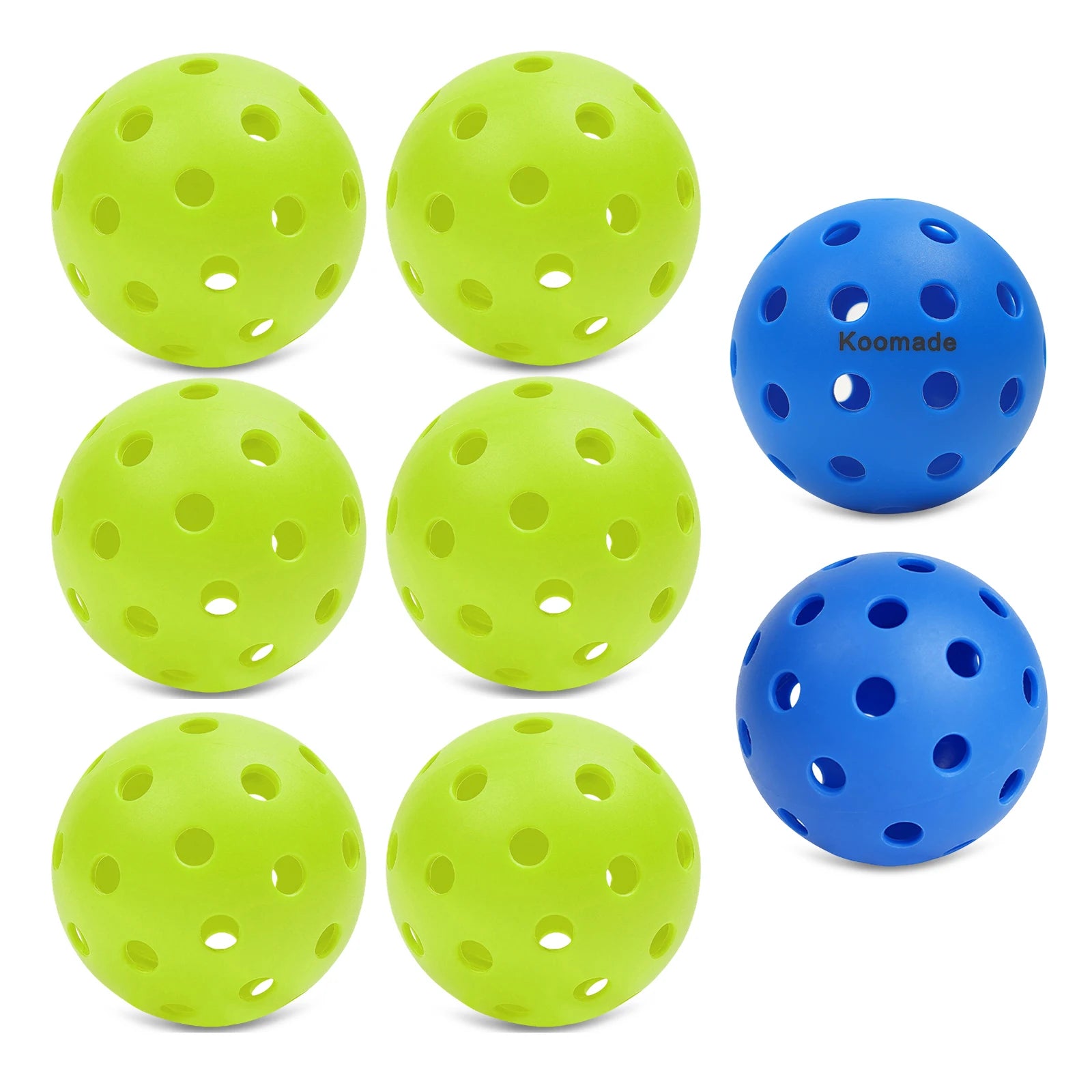 KOOMADE 40-Hole Outdoor Pickleballs