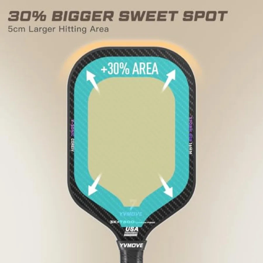 T800 Carbon Fiber Pickleball Paddle