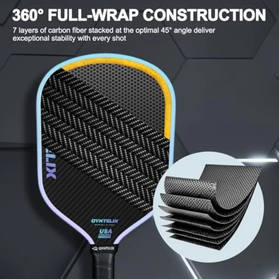 16mm Carbon Fiber Pickleball Paddle