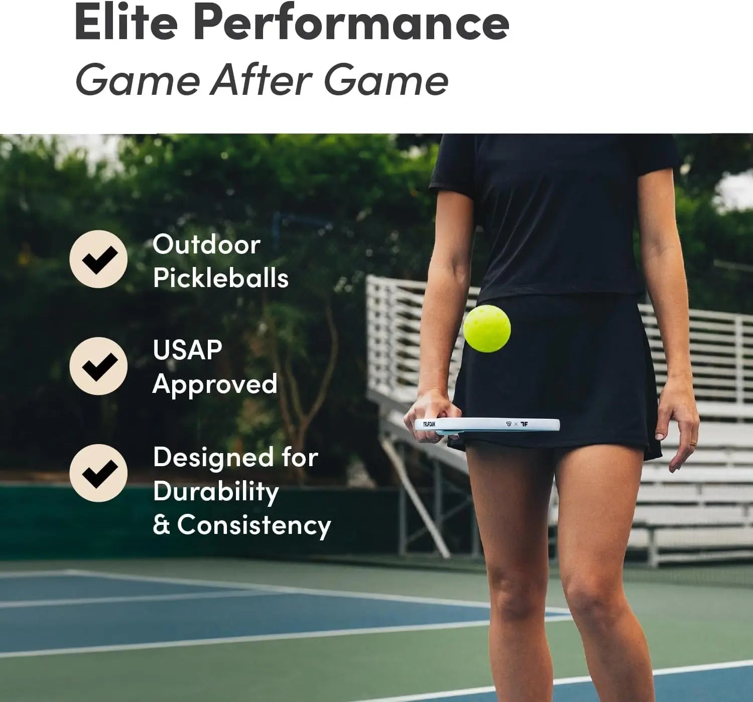 40-Hole Outdoor Pickleball Balls
