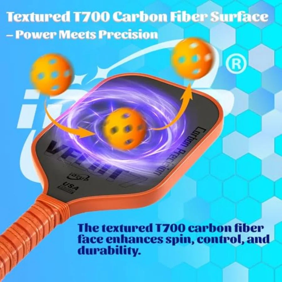16mm Carbon Fiber Pickleball Paddle