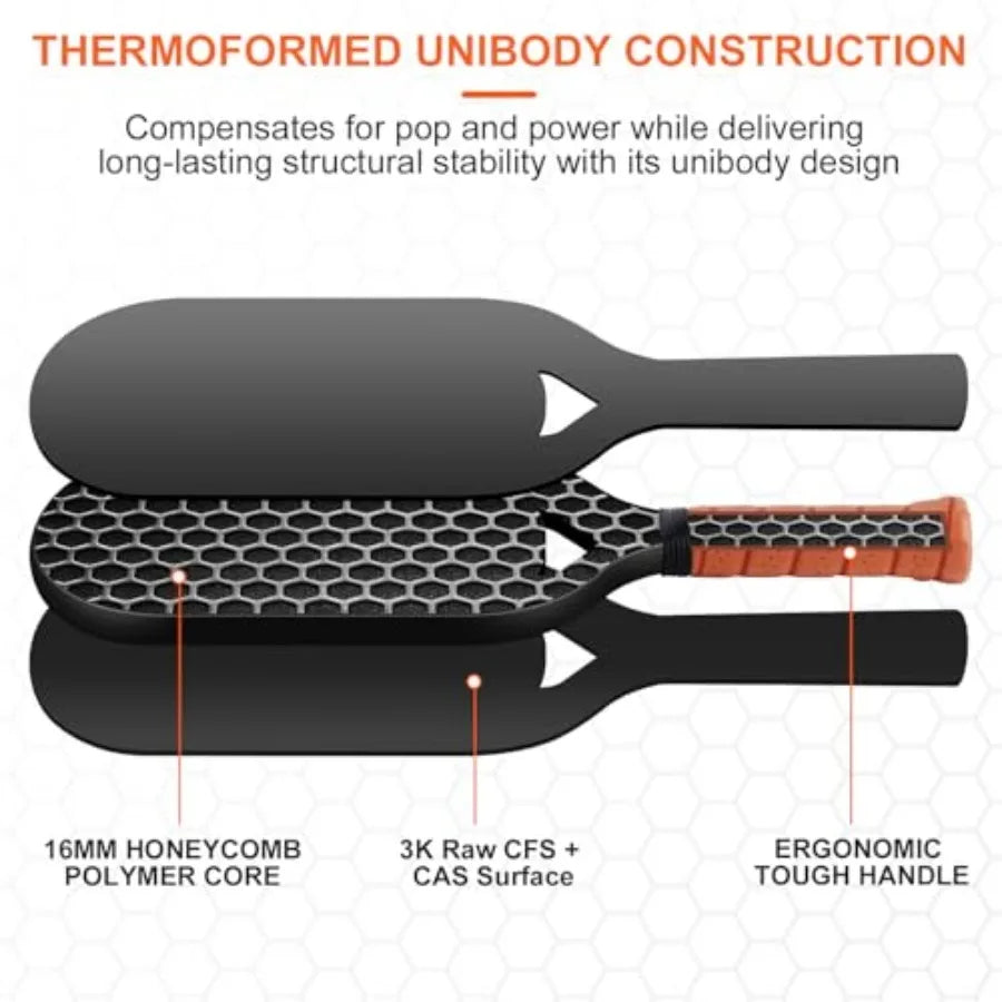 Carbon Fiber Aero Pickleball Paddle