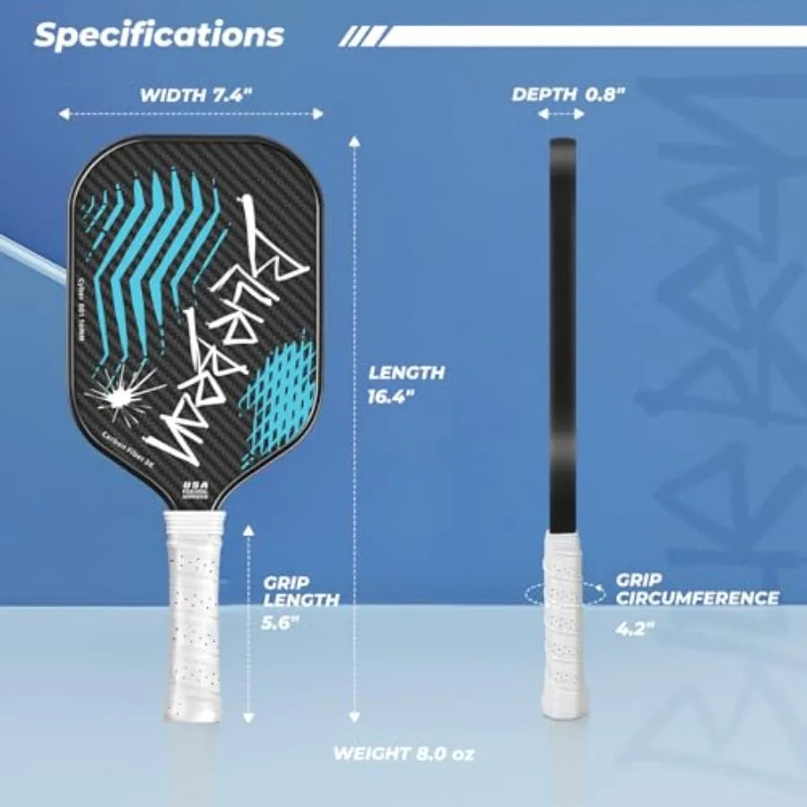 USAPA Carbon Fiber Pickleball Paddle