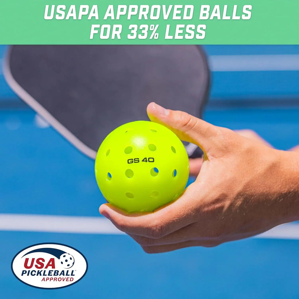 40-Pack Outdoor Pickleballs
