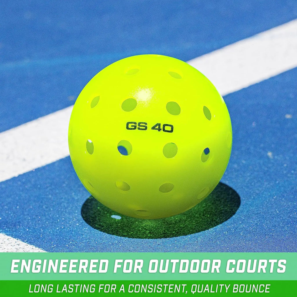 40-Pack Outdoor Pickleballs