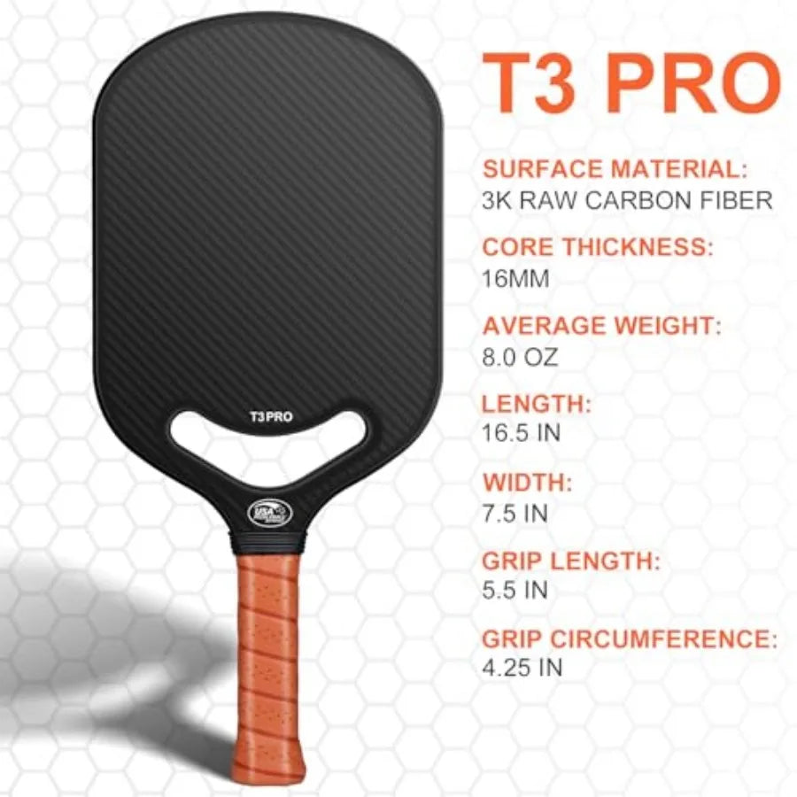 Carbon Fiber Aero Pickleball Paddle